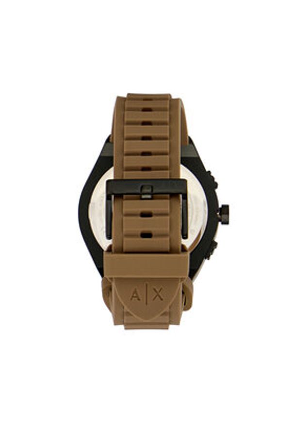 Armani Exchange Zegarek Sync AX4293 Brązowy. Kolor: brązowy. Materiał: syntetyk