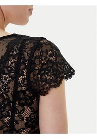 Morgan Body 201-DONAO.N Czarny Slim Fit. Kolor: czarny. Materiał: syntetyk #5