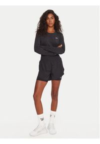 Reebok Szorty sportowe RK25186CCW Czarny Slim Fit. Kolor: czarny. Materiał: syntetyk
