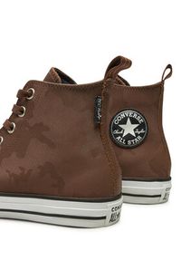 Converse Trampki Chuck Taylor All Star Tectuff Waterproof Camo A08567C Brązowy. Kolor: brązowy. Materiał: skóra #5