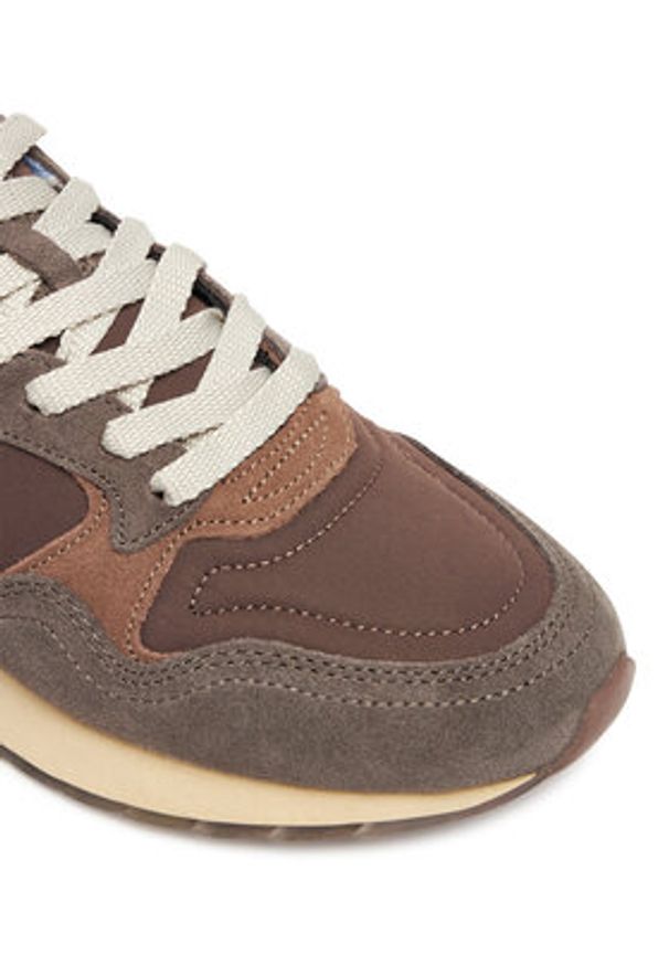 HOFF Sneakersy City Amsterdam 22502013 Brązowy. Kolor: brązowy. Materiał: zamsz, skóra