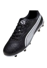 Buty piłkarskie Puma King Match FG/AG Jr 107573 01 czarne. Kolor: czarny. Materiał: materiał, mikrofibra, syntetyk. Szerokość cholewki: normalna. Sport: piłka nożna #3