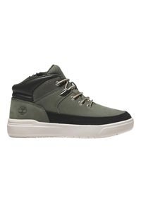 SEBY MID LACE SNEAKER J Timberland. Kolor: zielony. Materiał: syntetyk, materiał, skóra. Sport: turystyka piesza