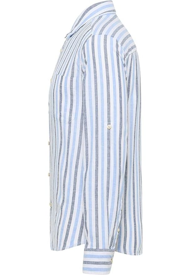 Męska Koszula Mustang Style Rawlins Blue Multi Bold Stripe 1016470 12745