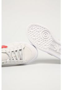 adidas Originals - Tenisówki NIZZA TREFOIL. Nosek buta: okrągły. Zapięcie: sznurówki. Kolor: biały. Materiał: guma #3