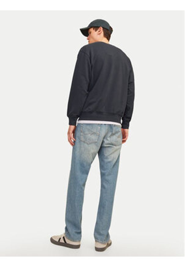 Jack & Jones - Jack&Jones Bluza Charge 12257853 Granatowy Loose Fit. Kolor: niebieski. Materiał: bawełna
