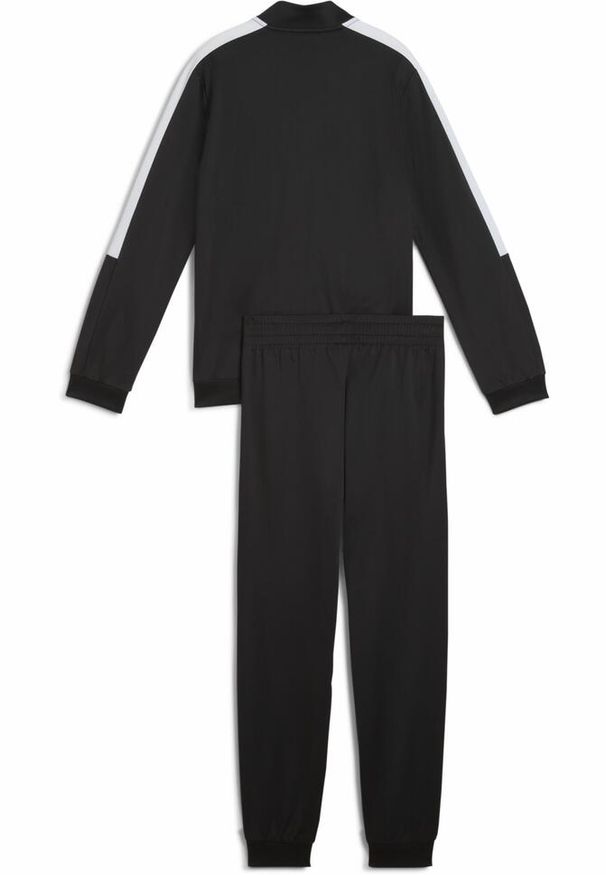 Puma - Młodzieżowy dres Poly Baseball PUMA Black. Kolor: brązowy, zielony, czarny, wielokolorowy. Materiał: dresówka. Wzór: nadruk. Styl: młodzieżowy