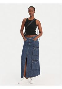 Karl Lagerfeld Jeans Top B1W18024 Czarny Slim Fit. Kolor: czarny. Materiał: syntetyk #5