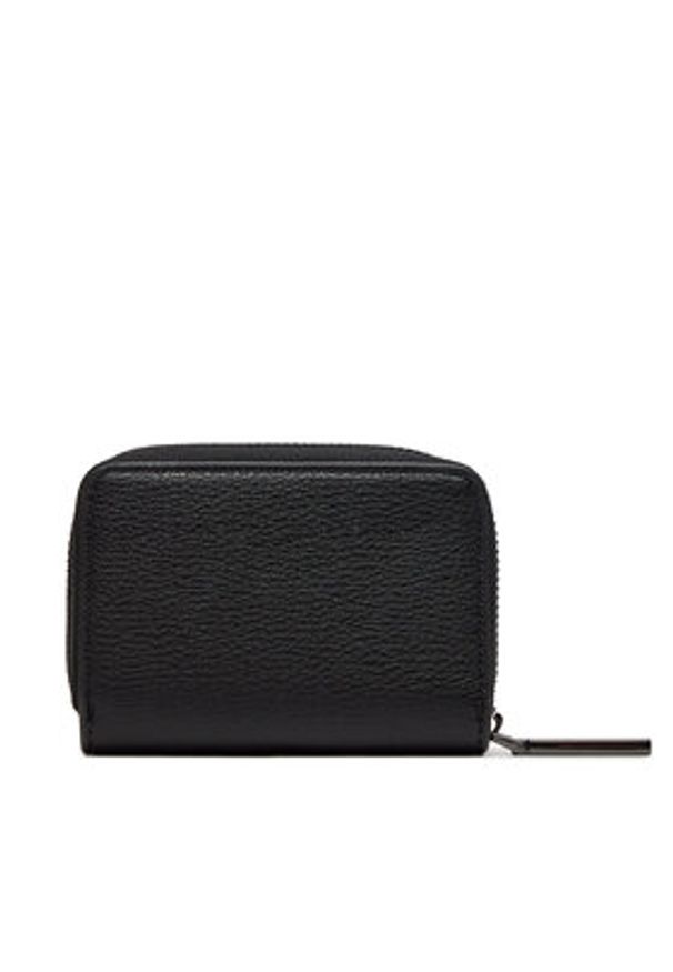 Calvin Klein Mały Portfel Damski Ck Daily Small Zip Around K60K612177 Czarny. Kolor: czarny. Materiał: skóra