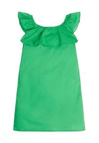 Guess Sukienka letnia J3GK19 WFBB0 Zielony Regular Fit. Kolor: zielony. Materiał: bawełna. Sezon: lato