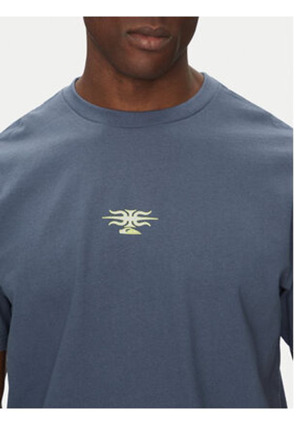 Quiksilver T-Shirt EQYZT08017 Granatowy. Kolor: niebieski. Materiał: bawełna