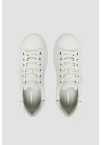 Karl Lagerfeld - KARL LAGERFELD Białe sneakersy damskie KAPRI Rhinestone Karl Trim, Rozmiar 39. Okazja: na co dzień. Kolor: biały. Wzór: aplikacja #3