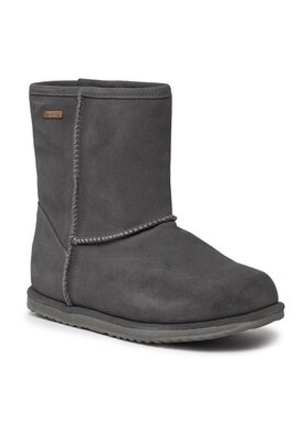 EMU Australia Śniegowce Brumby Lo Teens T10773 Szary. Kolor: szary. Materiał: zamsz, skóra