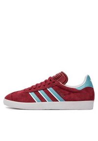 Adidas - adidas Sneakersy Gazelle IG6198 Bordowy. Kolor: czerwony. Materiał: skóra, zamsz. Model: Adidas Gazelle