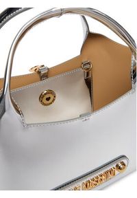 Love Moschino - LOVE MOSCHINO Torebka JC4133PP1OLP0902 Srebrny. Kolor: srebrny. Materiał: skórzane #4