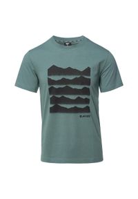 Hi-tec - T-shirt Męski Amezo. Kolor: szary