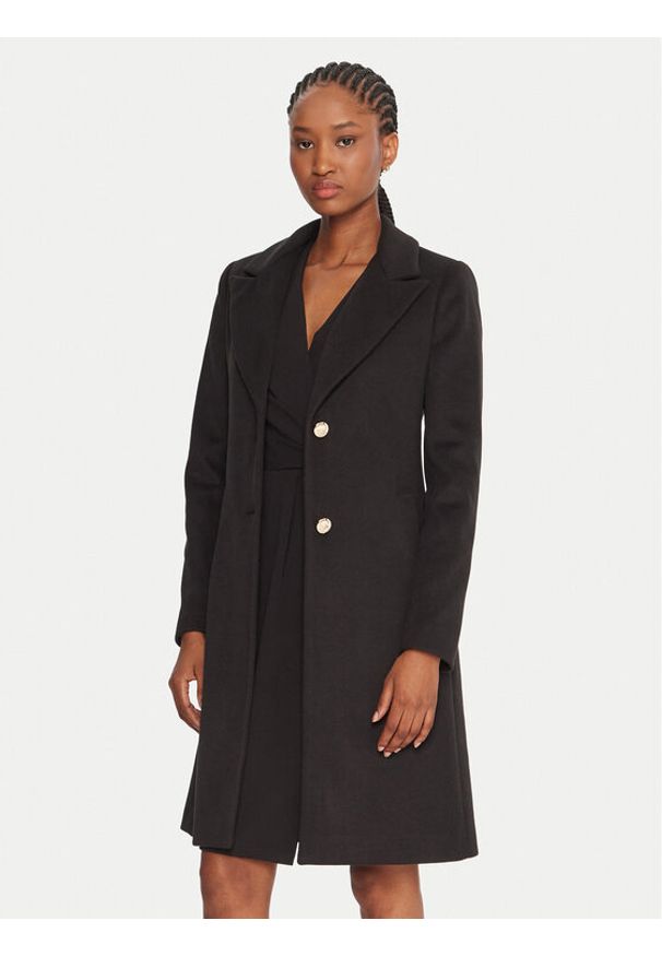 Rinascimento Płaszcz przejściowy CFC0126117003 Czarny Regular Fit. Kolor: czarny. Materiał: syntetyk
