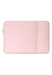 Tomtoc - Etui Tech-Protect Neopren do laptopów 15-16 cali, różowe. Kolor: różowy. Materiał: neopren