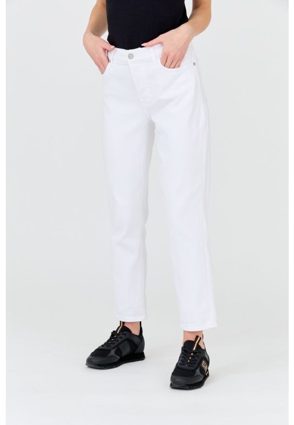 7 FOR ALL MANKIND Białe jeansy damskie Josefina, Rozmiar 30. Kolor: biały. Styl: vintage