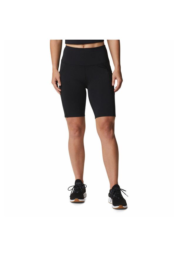 columbia - Krótkie Legginsy Turystyczne Damskie Columbia Windgates 1/2 Tight. Kolor: czarny. Długość: krótkie. Sport: turystyka piesza