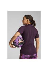 Puma - Damska koszulka piłkarska individualBLAZE PUMA Midnight Plum Purple. Kolor: fioletowy. Wzór: nadruk. Sport: piłka nożna