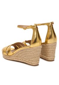 Lauren Ralph Lauren - LAUREN RALPH LAUREN Espadryle Nellie 802P04434001 Złoty. Kolor: złoty. Materiał: skóra #6