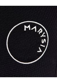 MARYSIA SWIM - Czarny kombinezon Iga. Kolor: czarny. Materiał: prążkowany, materiał. Długość rękawa: na ramiączkach