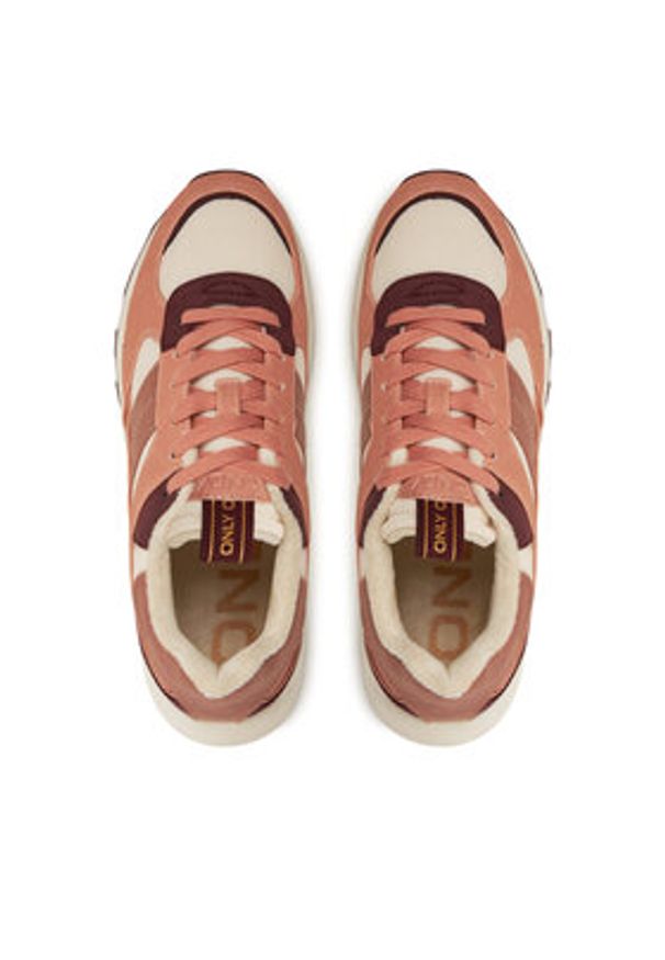 only - ONLY Sneakersy 15329992 Różowy. Kolor: różowy. Materiał: materiał