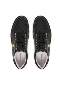 Patrizia Pepe Sneakersy PPJ909.27 Czarny. Kolor: czarny. Materiał: skóra