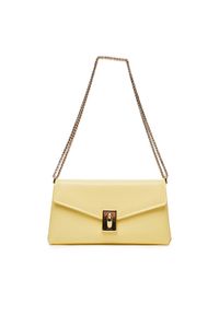 Furla Torebka Meridiana WB01517 BX3227 3684S Żółty. Kolor: żółty. Materiał: skórzane