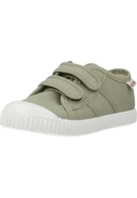 VICTORIA - Buty tenisówki dziecięce Victoria. Kolor: zielony. Materiał: tkanina
