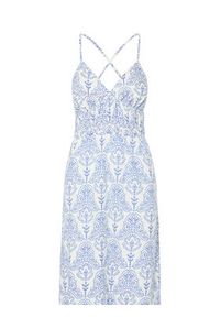 YAS Sukienka letnia Cinni 26036881 Błękitny Regular Fit. Kolor: niebieski. Materiał: bawełna. Sezon: lato #3