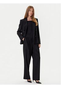 BOSS Marynarka Jaleto9 50546623 Czarny Regular Fit. Kolor: czarny. Materiał: wełna #4