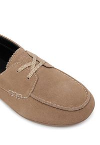 Hugo - HUGO Półbuty Mystie 50563548 Beżowy. Kolor: beżowy. Materiał: skóra, zamsz #3
