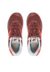 New Balance Sneakersy U5747FE Bordowy. Kolor: czerwony. Materiał: zamsz, skóra #2