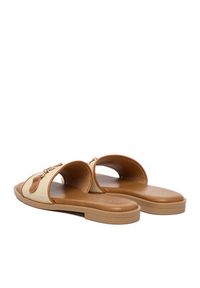 Nine West Klapki CEO-678322-84 Beżowy. Kolor: beżowy. Materiał: materiał #4