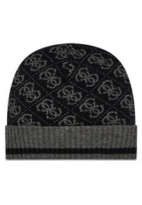 Guess Czapka AM5028 POL01 Czarny. Kolor: czarny. Materiał: akryl, materiał