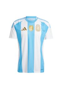 Adidas - Koszulka Argentina 24 Home. Kolor: biały, wielokolorowy, niebieski. Materiał: materiał