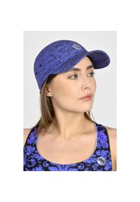 NESSI SPORTSWEAR - Czapka z daszkiem do biegania Unisex Nessi Sportswear. Kolor: fioletowy. Styl: sportowy