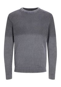 Jack & Jones - Jack&Jones Sweter 12236265 Szary Regular Fit. Kolor: szary. Materiał: bawełna #5