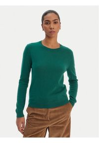 United Colors of Benetton - United Colors Of Benetton Sweter 1002D1K01 Zielony Regular Fit. Kolor: zielony. Materiał: wełna #1