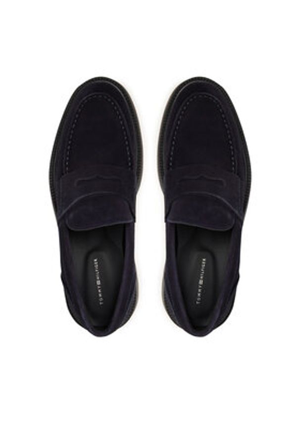 TOMMY HILFIGER - Tommy Hilfiger Mokasyny Comfort Lwt FM0FM05727 Granatowy. Kolor: niebieski. Materiał: skóra, zamsz