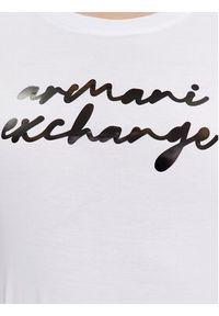 Armani Exchange T-Shirt 6RYT04 YJ16Z 1000 Biały Slim Fit. Kolor: biały. Materiał: bawełna #2