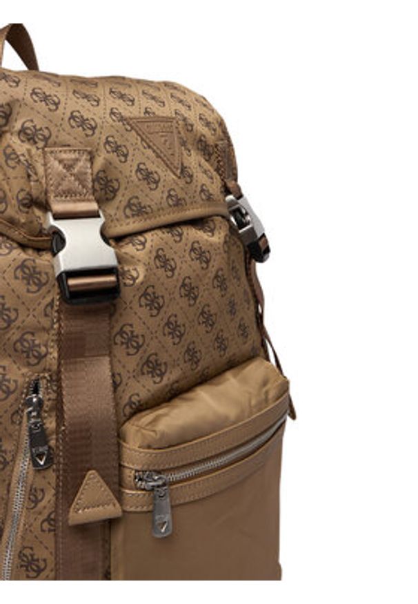 Guess Plecak HMBENP P6111 Beżowy. Kolor: beżowy. Materiał: materiał