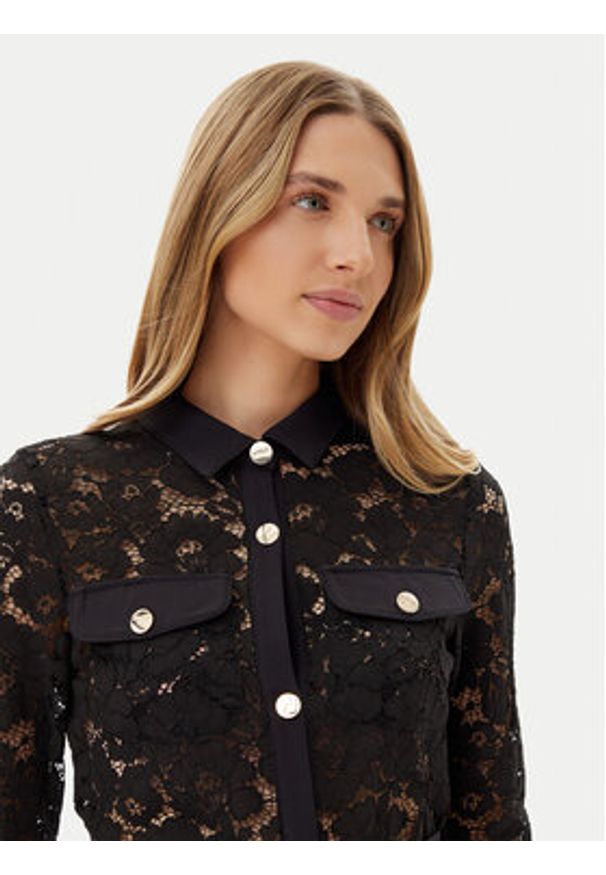 Artigli Koszula ACGI000737 Czarny Regular Fit. Kolor: czarny. Materiał: bawełna, syntetyk