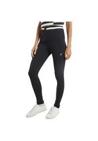 Legginsy Damskie Nautica Pasadena. Kolor: czarny. Materiał: materiał
