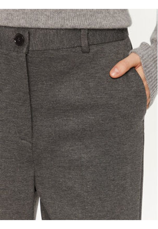 ViCOLO Spodnie materiałowe TS0102 Szary Regular Fit. Kolor: szary. Materiał: syntetyk, wiskoza