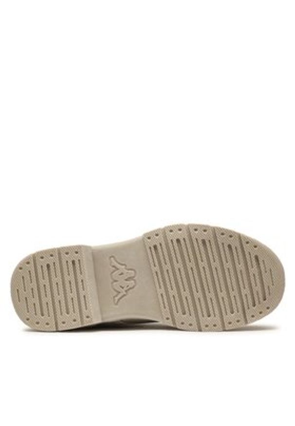 Kappa Botki 242885 Écru. Materiał: skóra