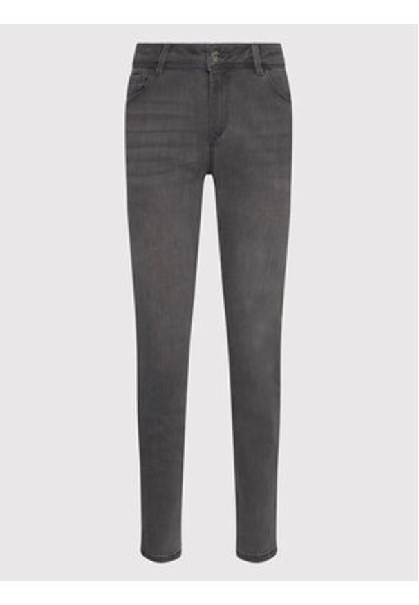 Morgan Jeansy 201-POM.P Szary Slim Fit. Kolor: szary