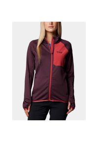 columbia - Bluza Polarowa Damska Columbia Triple Canyon Grid. Kolor: czerwony. Materiał: polar. Sport: turystyka piesza